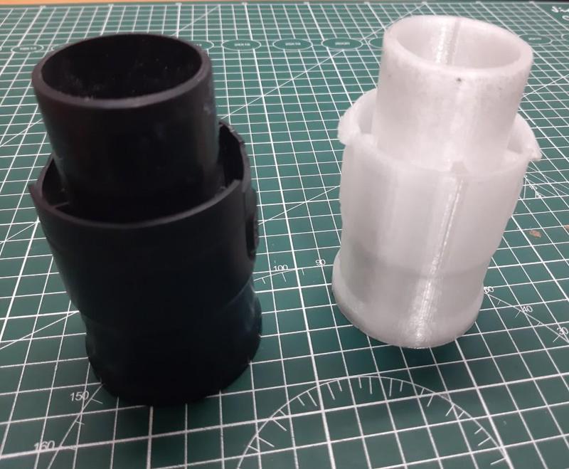 Philips Powerpro vacuum cleaner hose connection holder