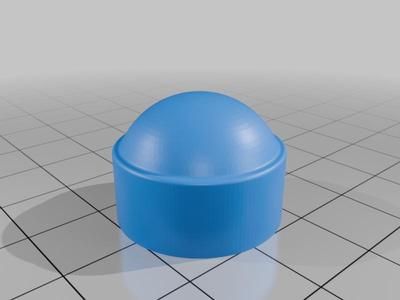 Plastic nut cap cover