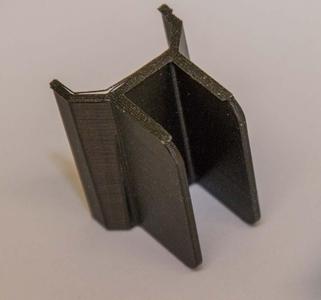 Shock absorbing tail skid for RC Fun Fly plane