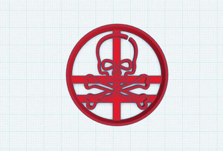 Skull and Bones Cookie Cutter