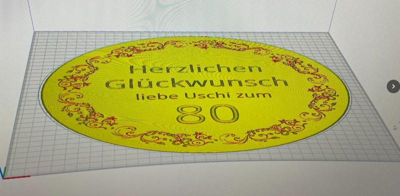 Glückwunschtafel Congratulation Board