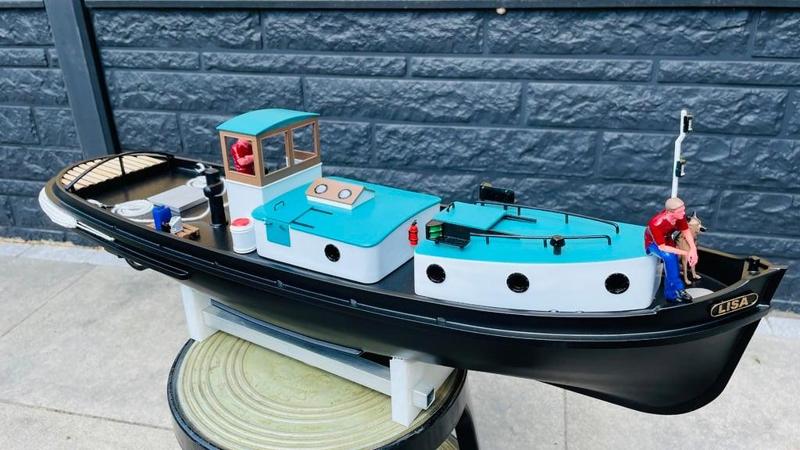 RC Dutch canal tug boat ship (Amsterdammertje) LISA , scale  1/20