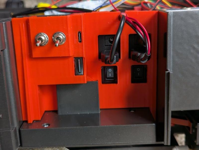 Haslab Proton Pack Panel - Dual Batteries with battery cage