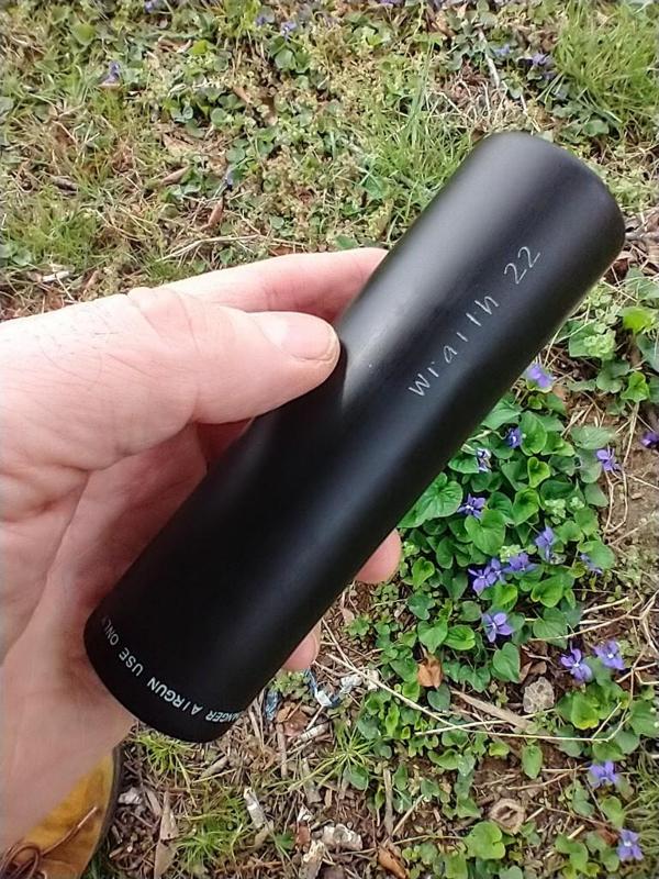 Wraith Airgun Suppressor 17, 22 & 25 Caliber