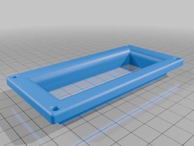 Einbaurahmen für 4 Zeilen Display