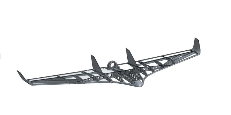 900mm flying wing