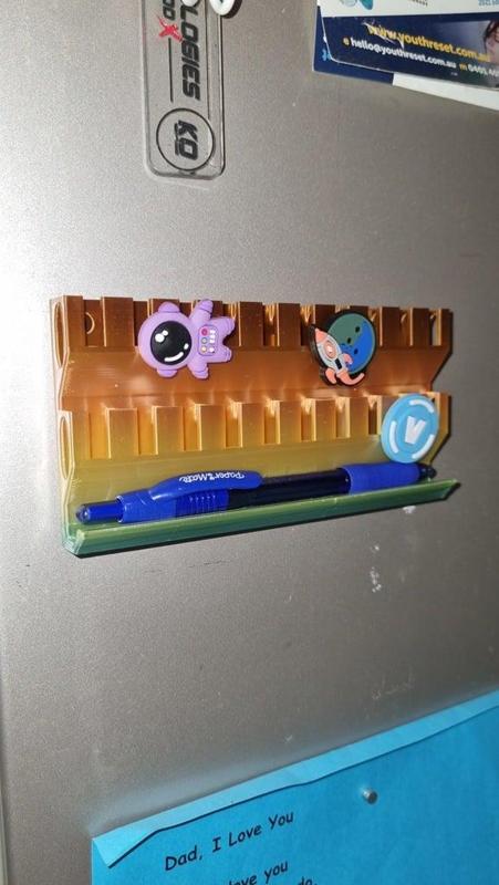 Croc Charm Jibbitz Fridge Magnetic Pen Holder