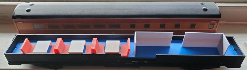 HO Scale Passenger Car Interior Diner
