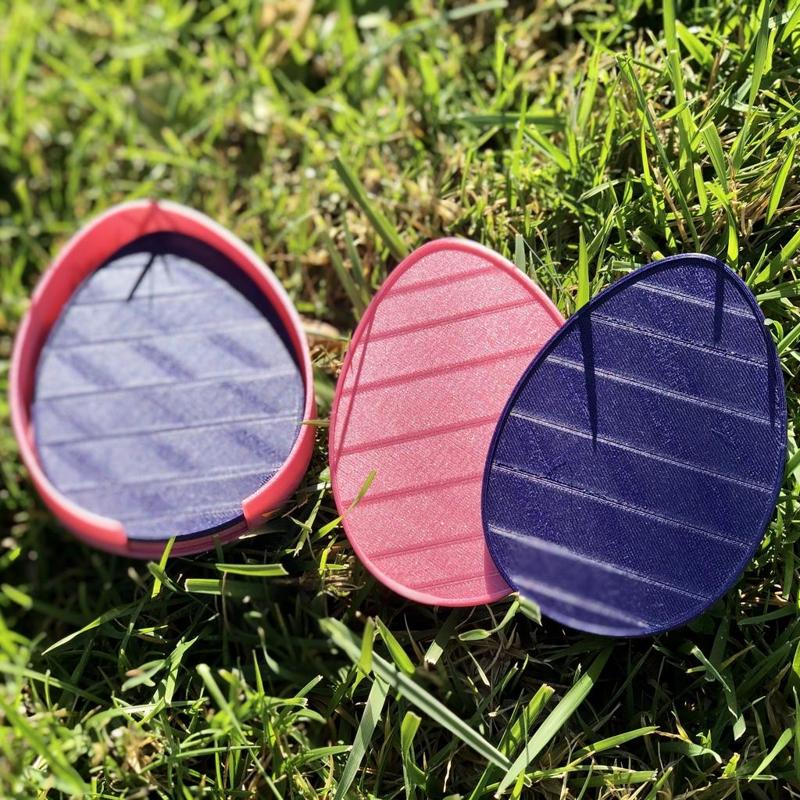 Easter Egg Coaster Set