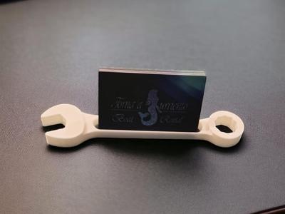 Wrench Business Card Holder