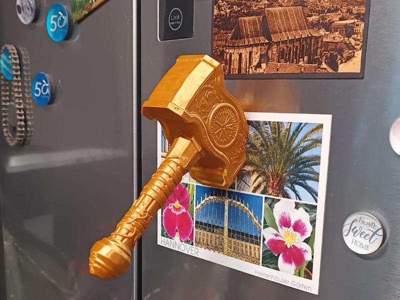 Magnetic Fridge Hammer Replica