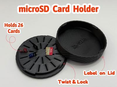 Micro SD Card Holder / Travel Storage Box