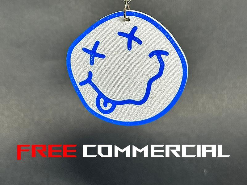 Nirvana Logo keychain free commercial 