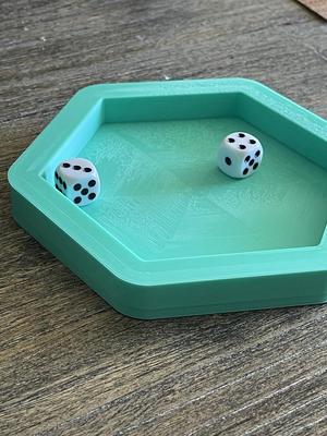 Dice Tray - Basic Hexagonal