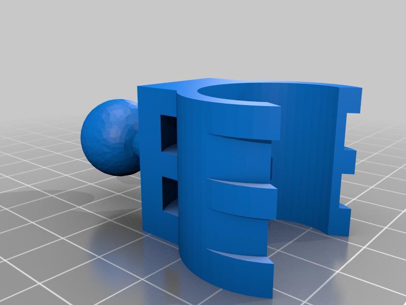 Gentex / HomeLink Mirror Dash Cam Mount with Ball