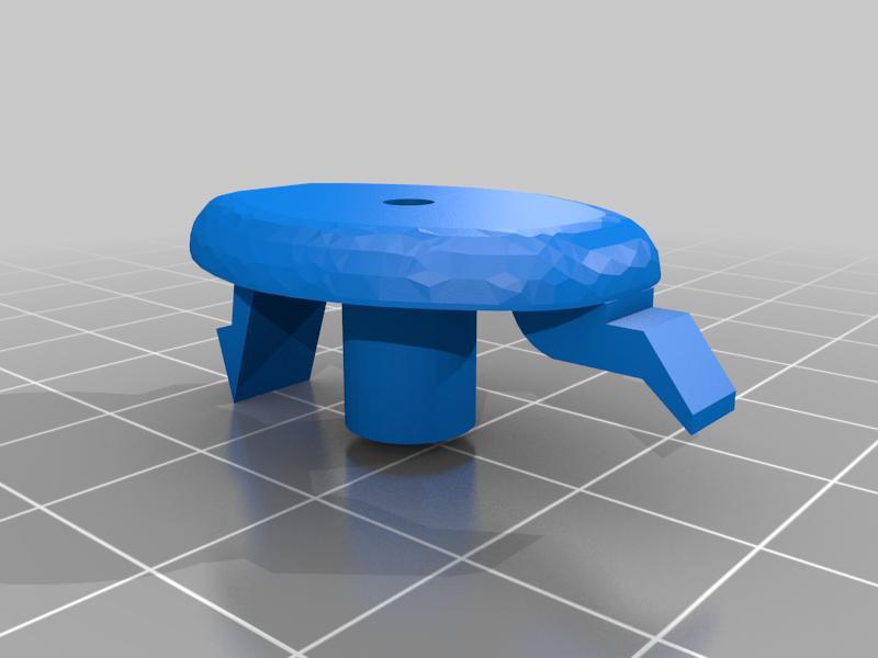 Cap to mount carpet in Peugeot Boxer