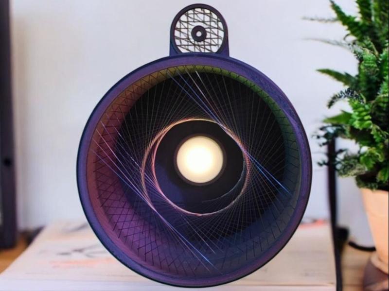 String art Cylindrical Wall Decorations