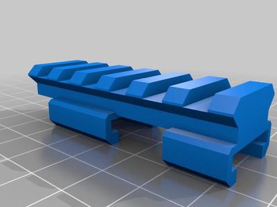 Nerf to Picatinny 65mm