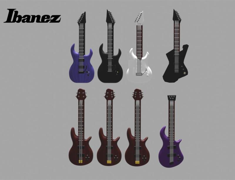 LEGO Ibanez Guitars