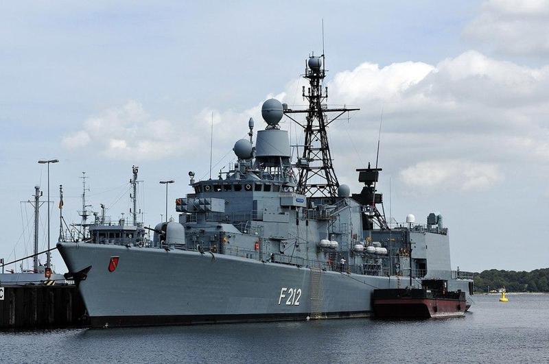 German Bremen Class Frigate F207