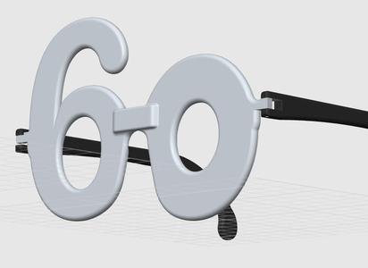 Glasses for birthday - 60 years