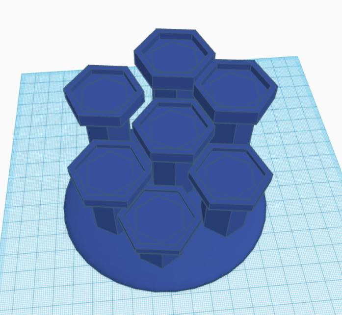 Full Set Dice Display Stand