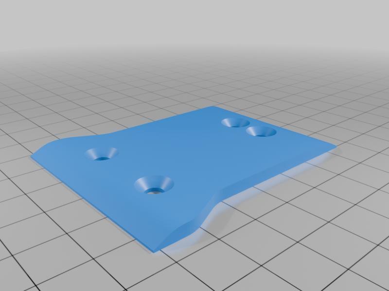 Tekno SCT 410 Skid Plate rear