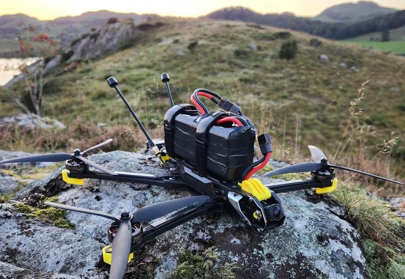 Dual VTX antenna mount for Speedybee Mario Fold 8