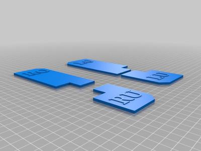 Abstandshalter für Laser Bed Mecpow X5