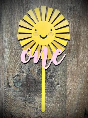 One Smash Cake Topper