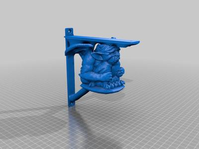 Gargoyle Shelf Bracket