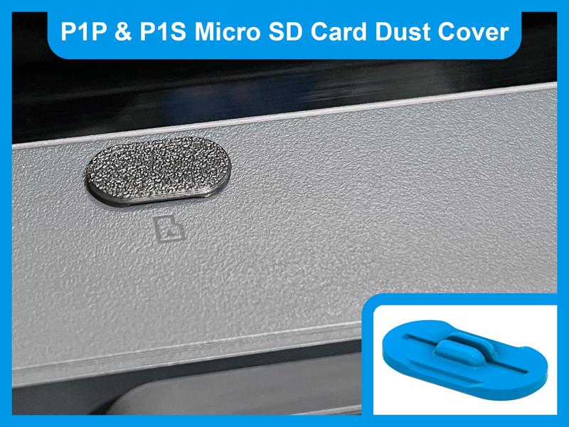 BambuLab P1S P1P Micro SD Card Dust Cover / Plug
