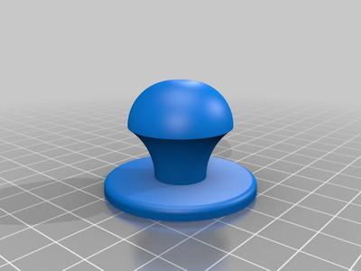 Button replacement for Straight Key WT-8