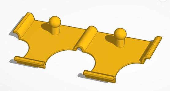 XPeng G9 - center console phone holder base