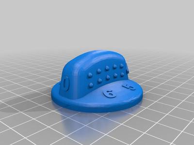 Cooker hob range knob with numbers 0 to 6