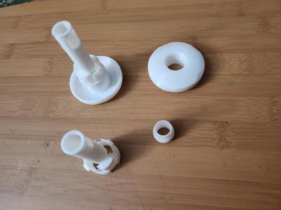 Spa jet face and nozzle. 