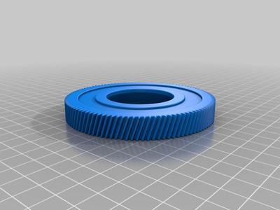 Servo power feed gear