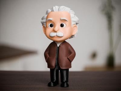 Albert Einstein – adorable AMS model