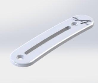 Seat lever cover for alpine