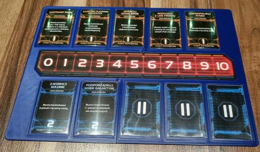 Twilight Imperium 4 - Scoreboard and objectives tableau Resized for sleeved cards