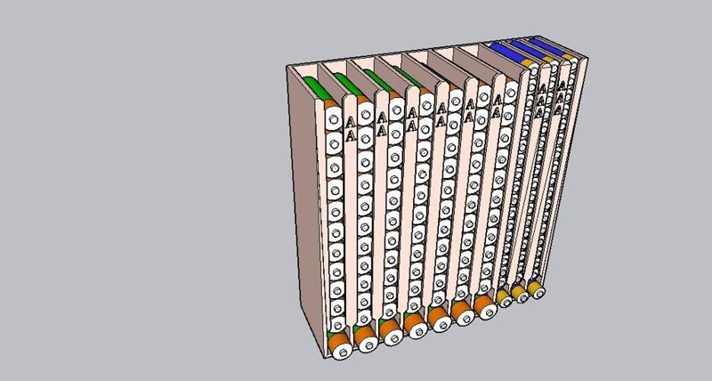 Battery Dispenser AA and Triple A