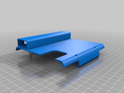 Steam Deck back clip with USB C hub holder