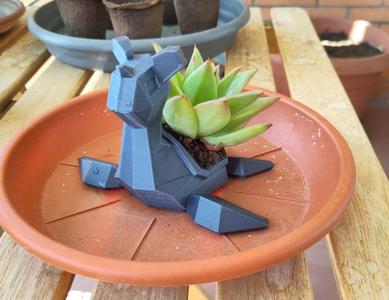 Low Poly Lapras Planter