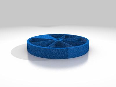 Compact 7-day pill case