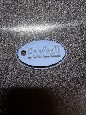 Football keychain