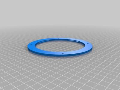 GL2103 Hepa Filter Cartridge to 80mm Fan Panel Mount Adapter