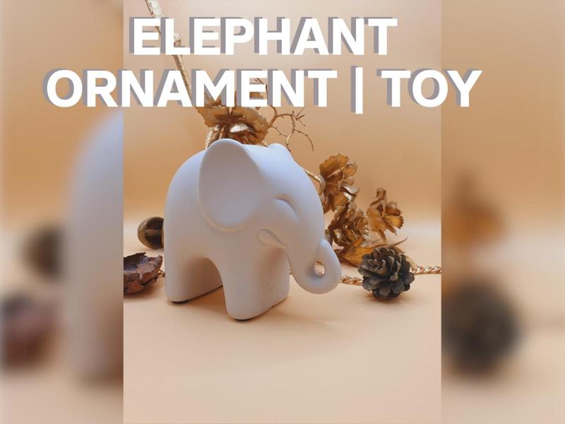 ELEPHANT ORNAMENT / TOY 