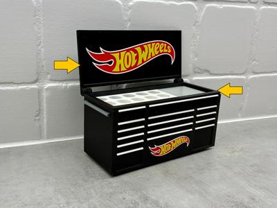 Lid - Hot wheels Inspired desk toolbox pen holder