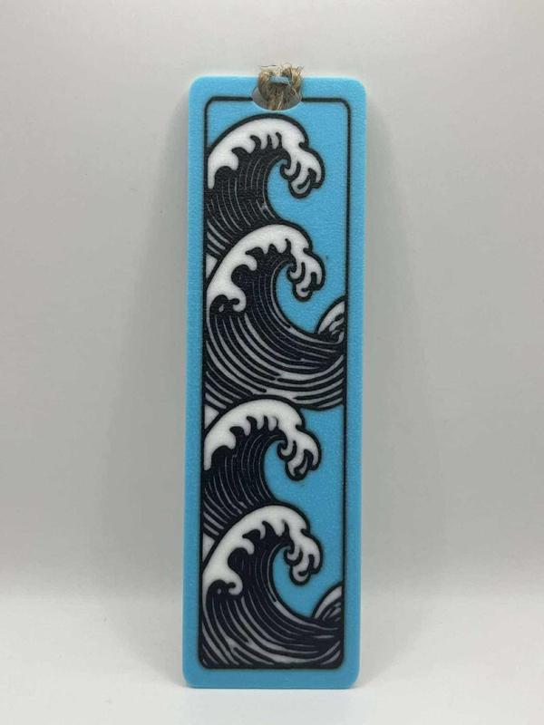 Japanese Wave Style Bookmark