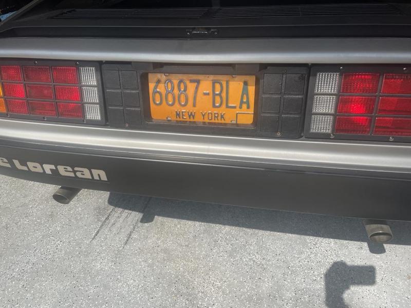 Delorean DMC-12 Rear License Plate Support Clips